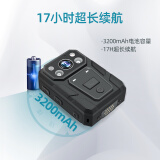 执法鹰眼 DSJ-H3执法记录仪 高清红外夜视小型随身携带现场拍摄执法仪 1080P摄像机3600万像素无内存版