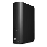 西部数据（WD）新元素3.5英寸移动硬盘 USB3.0 Elements经典桌面存储 10TB WDBWLG0100HBK