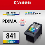 佳能（Canon）CL-841彩色墨盒适用MX378 MX398 MX438 MX478 MX518 MX538 MG2180 MG3180 MG4180