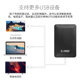 科硕 KESU 移动硬盘加密 750GB USB3.0 K1 2.5英寸时尚黑外...