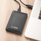 科硕 KESU 移动硬盘加密 750GB USB3.0 K1 2.5英寸时尚黑外...