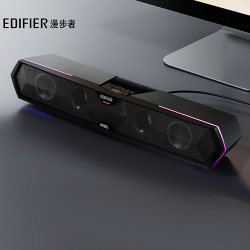 漫步者（EDIFIER）M30 音响音箱 蓝牙5.3 RGB炫酷灯效 黑色