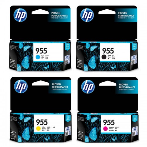 惠普（HP） 955XL墨盒 四色套装 适用惠普8210 8720 7740 7720 7730打印机
