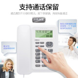 飞利浦（PHILIPS）有绳电话机座机 固定电话 双接口 免电池 免提通话 CORD281A白色