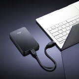 爱国者 (aigo) 2TB USB3.0 移动硬盘 HD809 黑色 稳定高速...