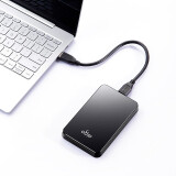 爱国者 (aigo) 2TB USB3.0 移动硬盘 HD809 黑色 稳定高速...