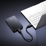 爱国者 (aigo) 1TB USB3.0 移动硬盘 HD809 黑色 稳定高速...