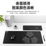 联想（Lenovo）异能者鼠标垫 耐磨防滑大号办公桌笔记本电脑垫子 可水洗 ZD3黑色