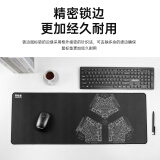 联想（Lenovo）异能者鼠标垫 耐磨防滑大号办公桌笔记本电脑垫子 可水洗 ZD3黑色