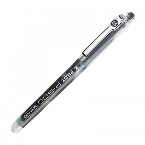 百乐（PILOT）P500系列针管中性笔直液式签字笔 BL-P50 0.5mm黑色单支装