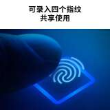 三星（SAMSUNG）三星T7 touch移动固态硬盘NVMe指纹加密type-c手机移动硬盘固态 T7 Touch 经典黑（指纹加密） 1T