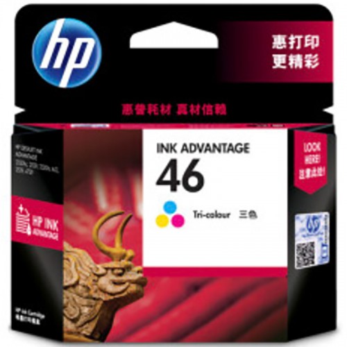 惠普（HP）46彩色墨盒 适用hp deskjet 2020hc/2520hc/...