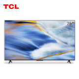 TCL 75G60E 75英寸 电视 （计价单位：台） 2+16GB 全面屏网络液晶电视 黑色