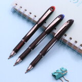 三菱（uni）速写原子笔中小学签字笔耐水速干原子笔SX-210黑色1.0mm 单...