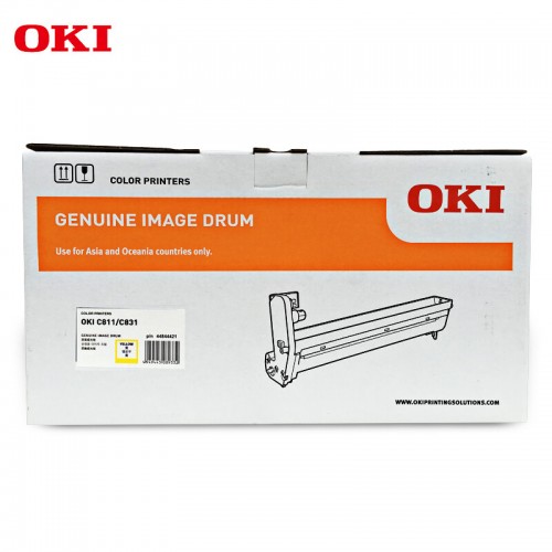 OKI C811/831DN黄色感光鼓 打印机黄色硒鼓 货号44844421 打印量30000页