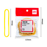 得力(deli)30g袋装橡皮筋/橡胶圈 高弹力不易断 财务办公用品 3218